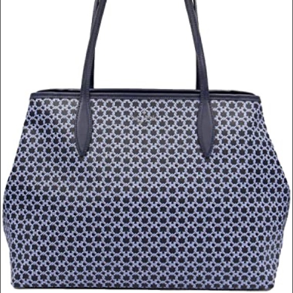 BRAND NEW NAVY NWT KATE SPADE LINK TOTE - Picture 3 of 3